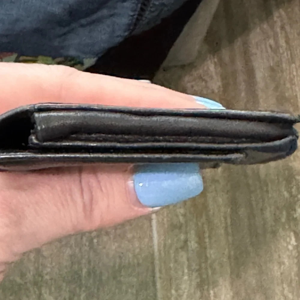 Bosca Black Wallet Nappa Leather Elegance